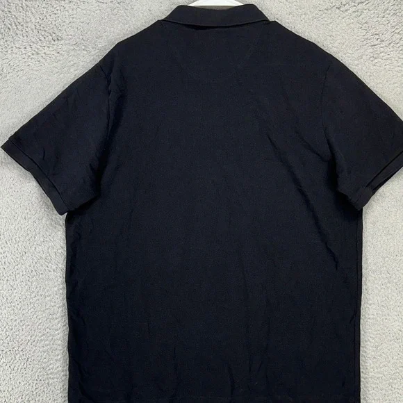 Porsche Driver Selection Men Polo Shirt 2XL Black Performance Short Sleeve Rugby